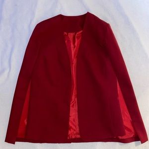 Amazon burgundy cape